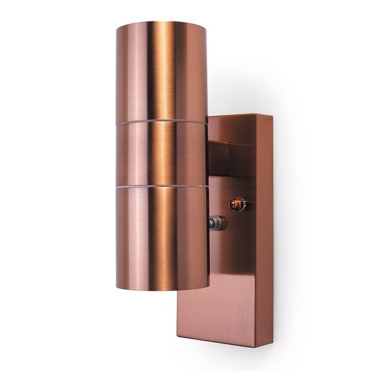 Hispec Up and Down Wall Light with Photocell Sensor