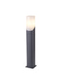 Hjelde 60cm Post Lamp 1 x E27, IP44, Grey/Opal