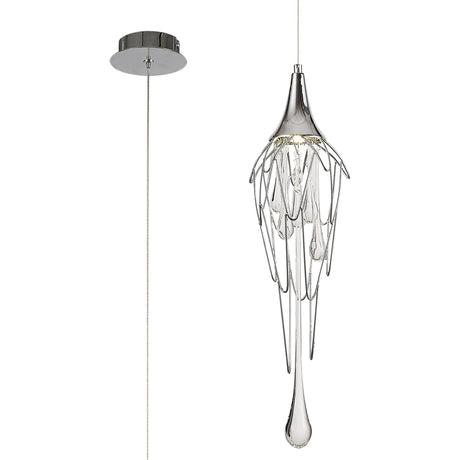 Hughes Pendant, 1 x GU10, Polished Chrome