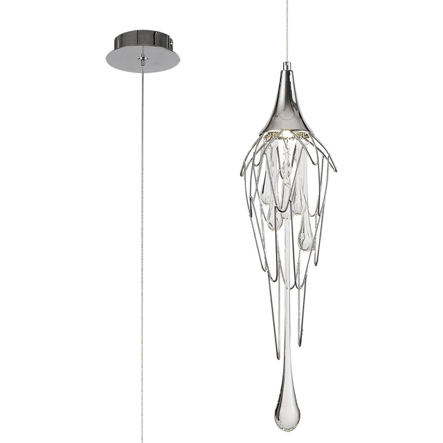 Hughes Pendant, 1 x GU10, Polished Chrome