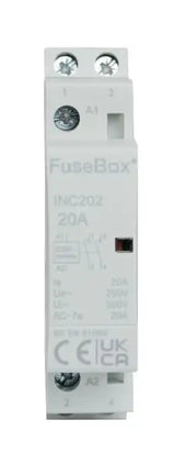 FuseBox INC202 20A 2 Pole N/O Installation Contactor 230V