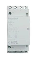 FuseBox INC254 25A 4 Pole N/O Installation Contactor 230V