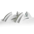 Ecostrad Universal White Radiator Feet for iQ Ceramic Heaters - iQCFeet