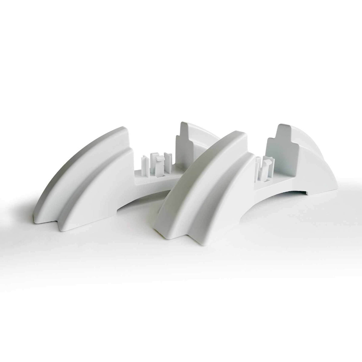 Ecostrad Universal White Radiator Feet for iQ Ceramic Heaters - iQCFeet
