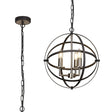 Irwin Adjustable Rings Pendant, 3 x E14, Anthracite/Satin Nickel