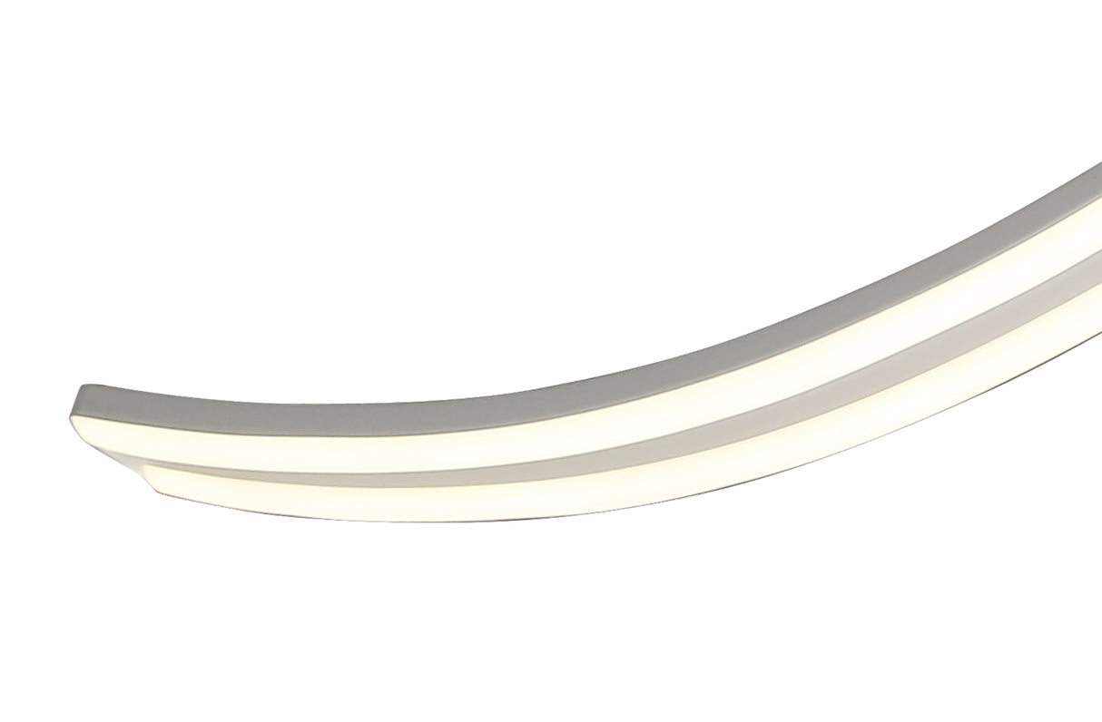 Johnston 2 Light Ceiling, Wall, 2 x 12W LED, 4000K, 1556lm, White, 3yrs Warranty