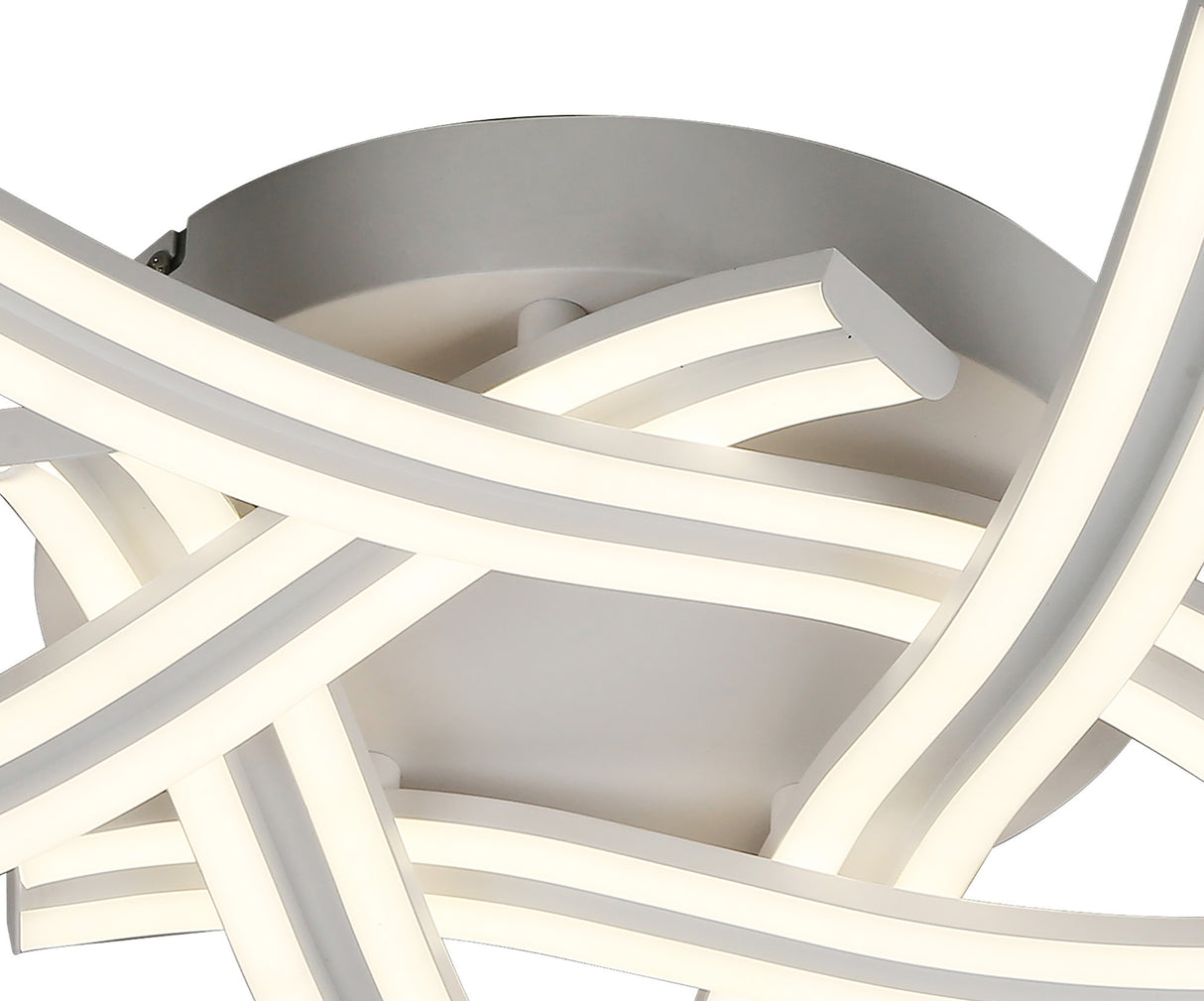 Johnston 5 Light Ceiling, 5 x 12W LED, 4000K, 3792lm, White, 3yrs Warranty