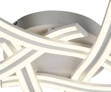 Johnston 5 Light Ceiling, 5 x 12W LED, 4000K, 3792lm, White, 3yrs Warranty