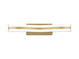 Johnston 40cm Linear Wall Lamp, 1 x 16W LED, 3500K, 1041lm, Sand Gold