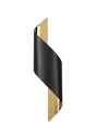 Kachosa Wall Lamp Large, 8W LED, 3000K, Sand Black/Gold