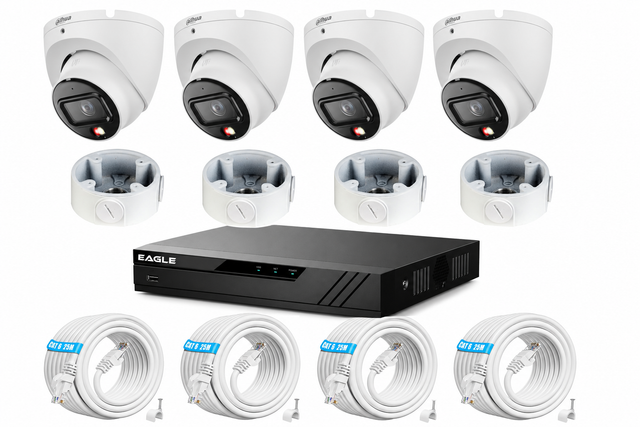 Dahua IP 4 x Camera CCTV Kit 6MP (No Hard Drive)