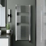 Ecostrad Cube TriQ WiFi 600W Electric Towel Rail – Chrome – CU-3Q-60-C
