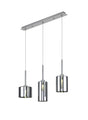 Lathen Linear Pendant 2m, 3 x G9, Polished Chrome/Chrome Type A,B,C Shade