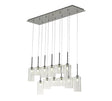 Lathen Linear Pendant 2m, 12 x G9, Polished Chrome/Clear Type A,B,C Shade