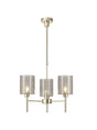 Lathen Telescopic/Semi Flush, 3 x G9, French Gold/Smoked Type B Shade