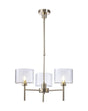 Lathen Telescopic/Semi Flush, 3 x G9, French Gold/Clear Type C Shade
