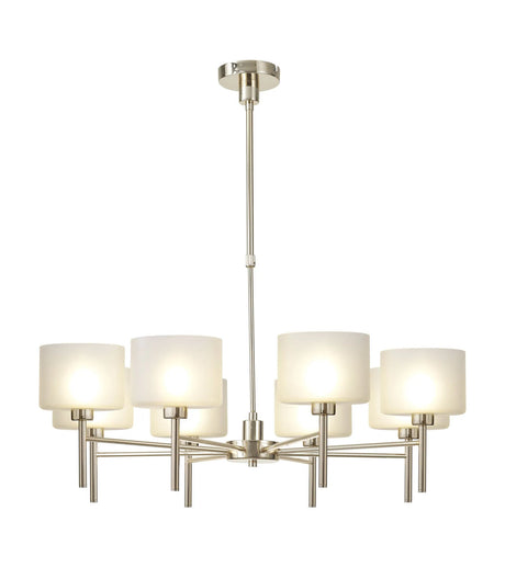 Lathen Telescopic/Semi Flush, 8 x G9, French Gold/Frosted Type C Shade