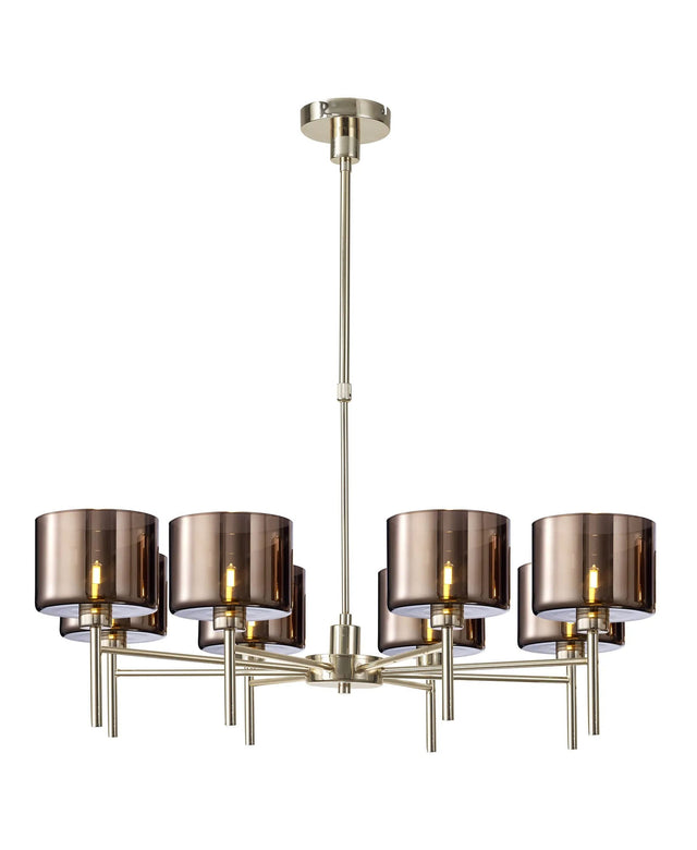 Lathen Telescopic/Semi Flush, 8 x G9, French Gold/Copper Type C Shade