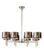 Lathen Telescopic/Semi Flush, 8 x G9, French Gold/Copper Type C Shade