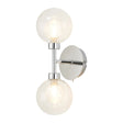 Lathen Polished Chrome 2 x G9 Switched Up/Down Wall Lamp