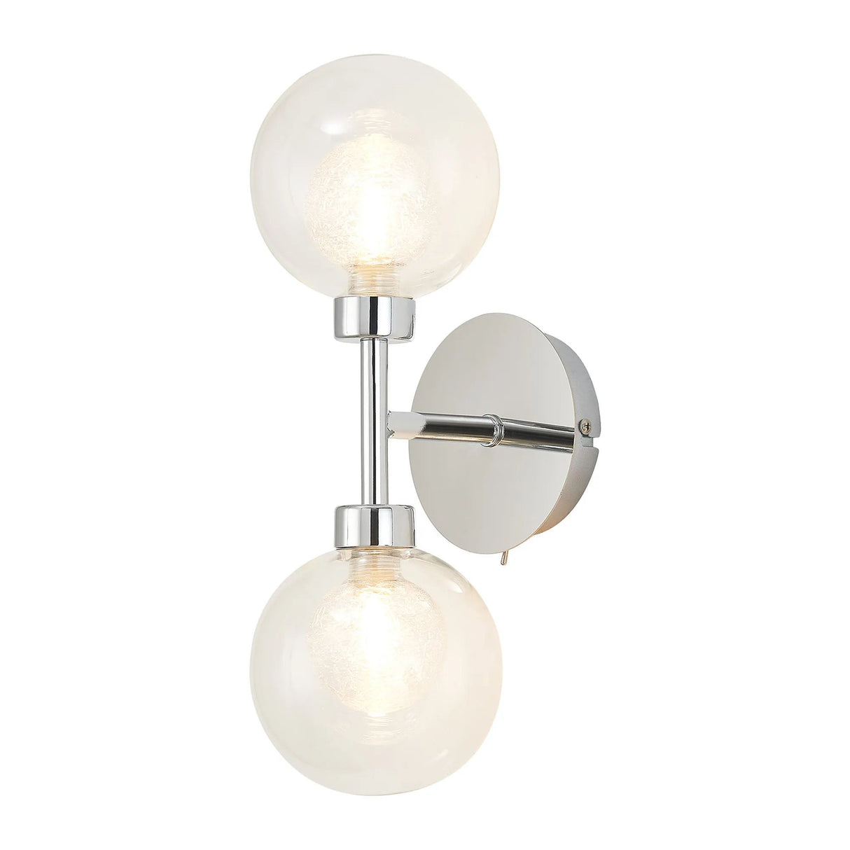 Lathen Polished Chrome 2 x G9 Switched Up/Down Wall Lamp