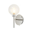 Lathen Polished Chrome 1 x G9 Switched Wall Lamp