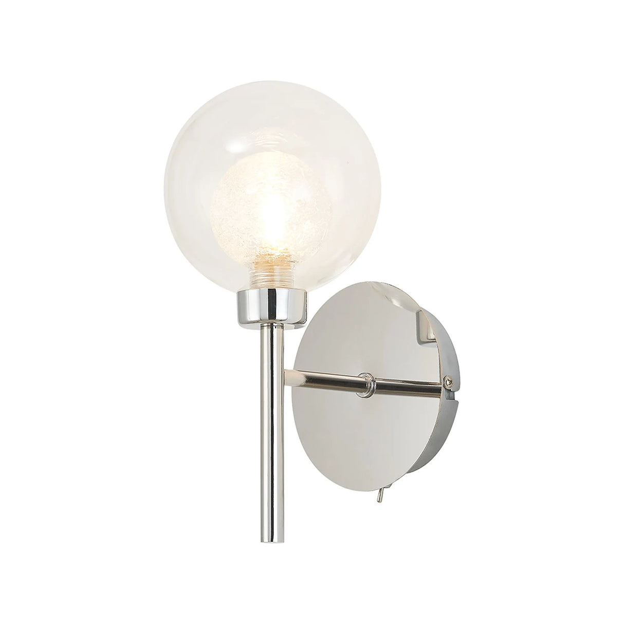 Lathen Polished Chrome 1 x G9 Switched Wall Lamp