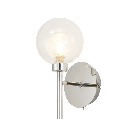 Lathen Polished Chrome 1 x G9 Switched Wall Lamp