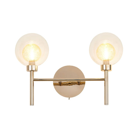 Lathen French Gold 2 x G9 Switched Wall Lamp