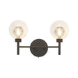 Lathen Satin Black 2 x G9 Switched Wall Lamp
