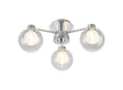 Lathen Polished Chrome 3 x G9 Flush Light