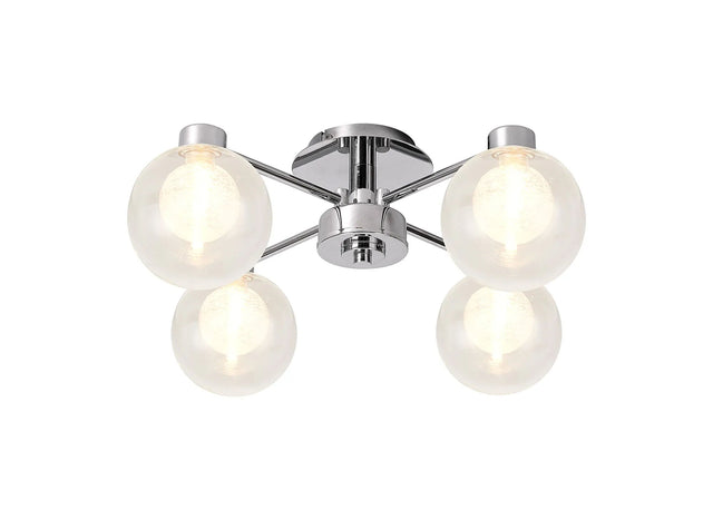 Lathen Polished Chrome 4 x G9 Flush Light