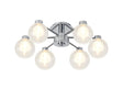 Lathen Polished Chrome 6 x G9 Flush Light