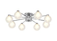 Lathen Polished Chrome 8 x G9 Flush Light