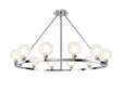 Lathen Polished Chrome 12 Light Round G9 Fixed Pendant