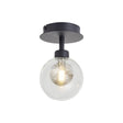 Lathen Satin Black 1 x G9 Flush Light