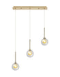 Lathen French Gold 3 x G9 2m Linear Pendant