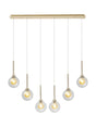 Lathen French Gold 6 x G9 2m Linear Pendant