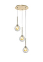 Lathen French Gold 3 x G9 2m Round Pendant