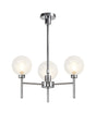 Lathen Polished Chrome 3 x G9 Telescopic/Semi Flush