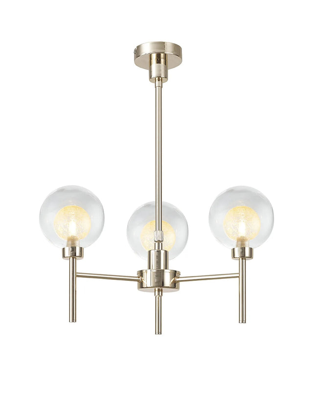 Lathen French Gold 3 x G9 Telescopic/Semi Flush