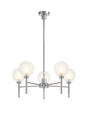 Lathen Polished Chrome 5 x G9 Telescopic/Semi Flush