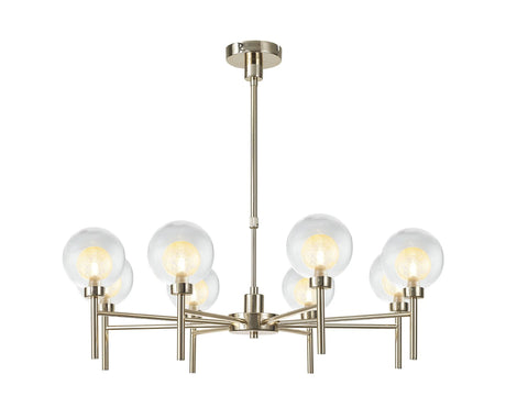 Lathen French Gold 8 x G9 Telescopic/Semi Flush