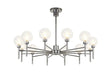Lathen Polished Chrome 12 x G9 Telescopic/Semi Flush