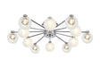 Lathen Polished Chrome 12 x G9 Flush Light
