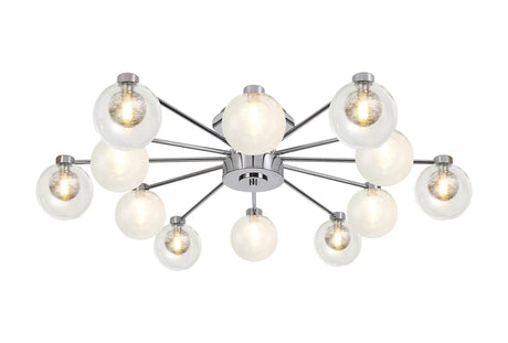 Lathen Polished Chrome 12 x G9 Flush Light