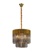 Longhorn 45cm Pendant Round 5 Light Brass/Smoked