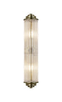 Loovens 2 Light Wall E14 IP44 Antique Brass