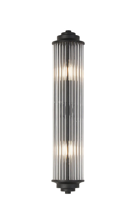 Loovens 2 Light Wall E14 IP44 Satin Black