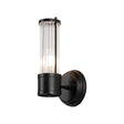 Loovens 1 Light Wall E14 IP44 Satin Black